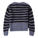 SARABANDA maglia girocollo bicolore fantasia a righe Blu/nero per Bambina A774 BLU/NERO SARABANDA 