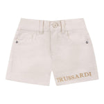 Trussardi Bermuda Tinta Unita con Girovita Regolabile per Bambino TIP25041BEXJ BEIGE TRUSSARDI 