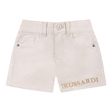 Trussardi Bermuda Tinta Unita con Girovita Regolabile per Bambino TIP25041BEXJ BEIGE TRUSSARDI 