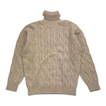 JURTA maglia collo alto modello dolce vita tinta unita Sabbia per Bambina WO4K SABBIA JURTA 