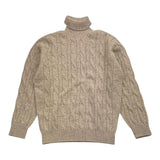 JURTA maglia collo alto modello dolce vita tinta unita Sabbia per Bambina WO4K SABBIA JURTA 