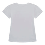 Guess T-Shirt Girocollo Tinta Unita con Stampa per Bambina K5GI01K6YW4 BIANCO GUESS 