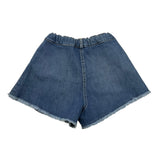 Zhoe & Tobiah Short In Denim Tinta Unita per Bambina IM1F BLU ZHOE & TOBIAH 