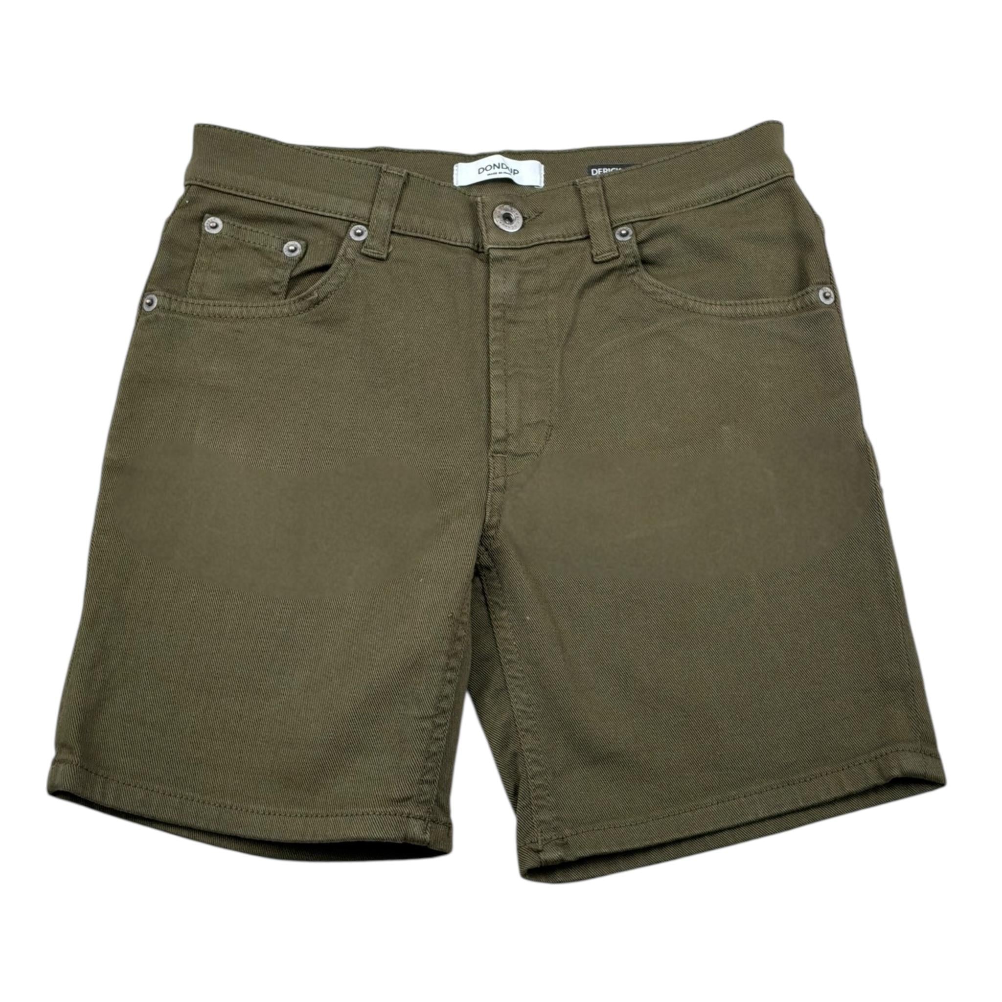 Dondup Bermuda Tinta Unita con 5 Tasche per Bambino DMBE27 VERDE DONDUP 