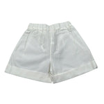 Le Bebe Bermuda Tinta Unita con Elastico In Vita per Neonato LBG5827 PANNA LE BEBE 