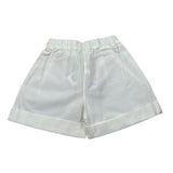 Le Bebe Bermuda Tinta Unita con Elastico In Vita per Neonato LBG5827 PANNA LE BEBE 