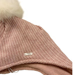 LALALU' cappello tinta unita con pon pon Rosa per Neonata CAL006N ROSA LALALU' 