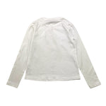 MET shirt girocollo tinta unita con stampa Bianco per Bambina ME592 BIANCO MET 