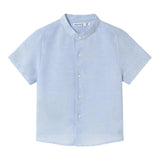 Mayoral Camicia Tinta Unita Mezza Manica per Neonato 1110 AZZURRO MAYORAL 