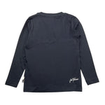 JOHN RICHMOND shirt girocollo tinta unita con stampa Nero per Bambino RBA24043TS NERO JOHN RICHMOND 