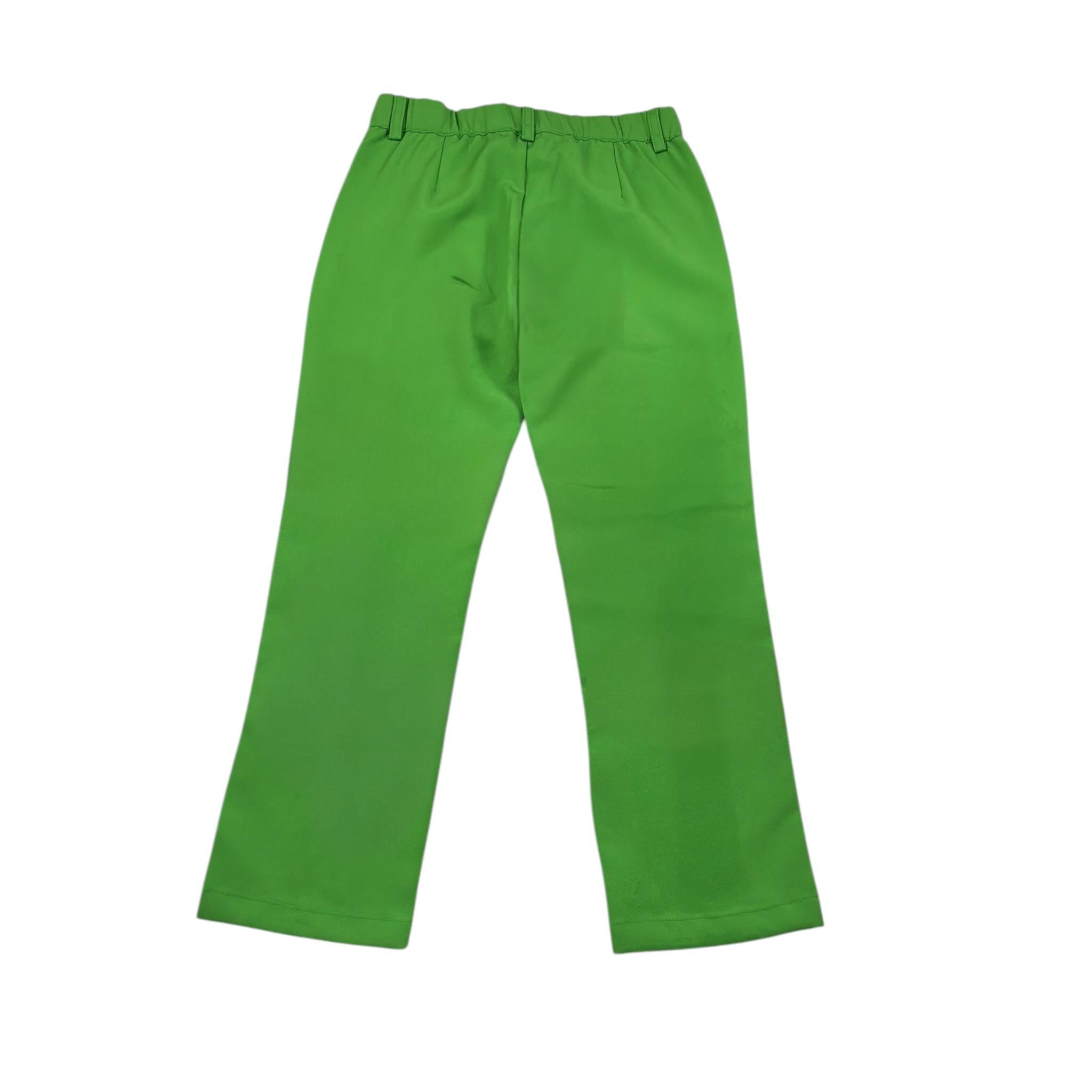 Y-Clu Pantalone Tinta Unita con Elastico In Vita per Bambina Y19171 VERDE Y-CLU 