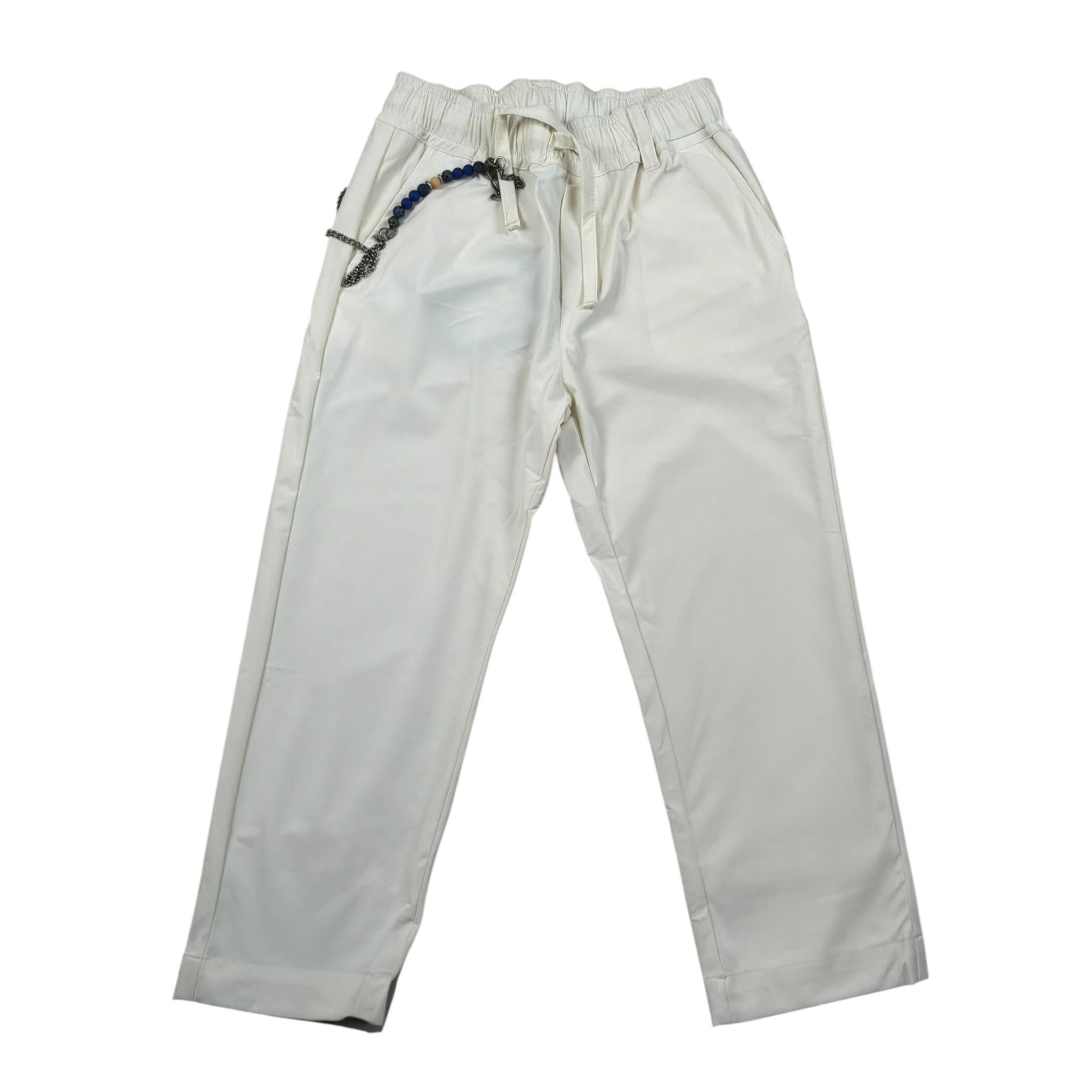 Imperial Pantalone Tinta Unita con Elastico In Vita per Bambino PE75090B75 PANNA IMPERIAL 