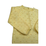 Wedoble Tutina Manica Lunga Tinta Unita per Neonato V2406346A GIALLO WEDOBLE 