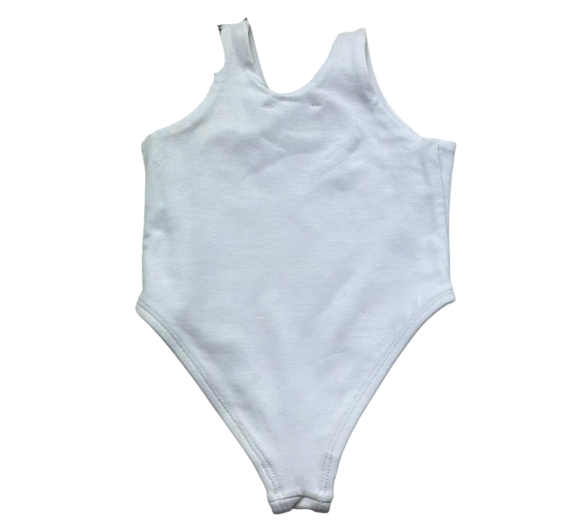 John Richmond Costume Intero Tinta Unita con Logo per Neonata RIP26039CO BIANCO JOHN RICHMOND 