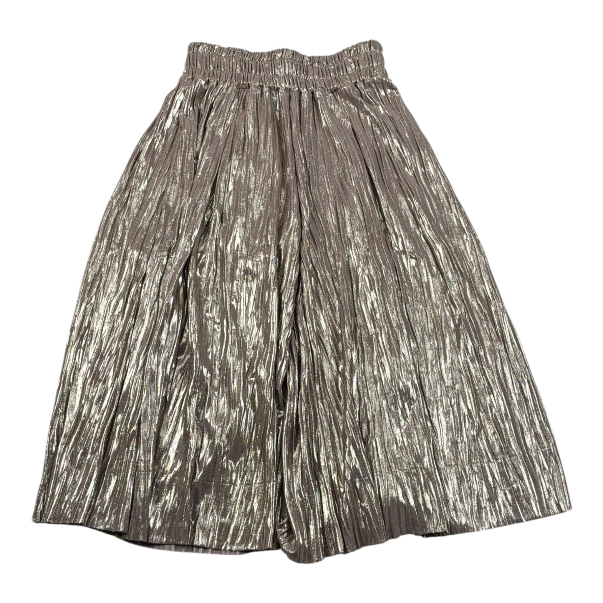 Magil Pantalone Tinta Unita Modello A Palazzo per Bambina FN25175 BRONZO MAGIL 