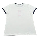 Imperial Kids T-Shirt Girocollo Tinta Unita con Stampa per Bambina MBB8032G75 BIANCO IMPERIAL KIDS 