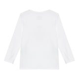 GUESS shirt girocollo tinta unita ocn logo Bianco per Bambina K4YI02K6YW4J BIANCO GUESS 