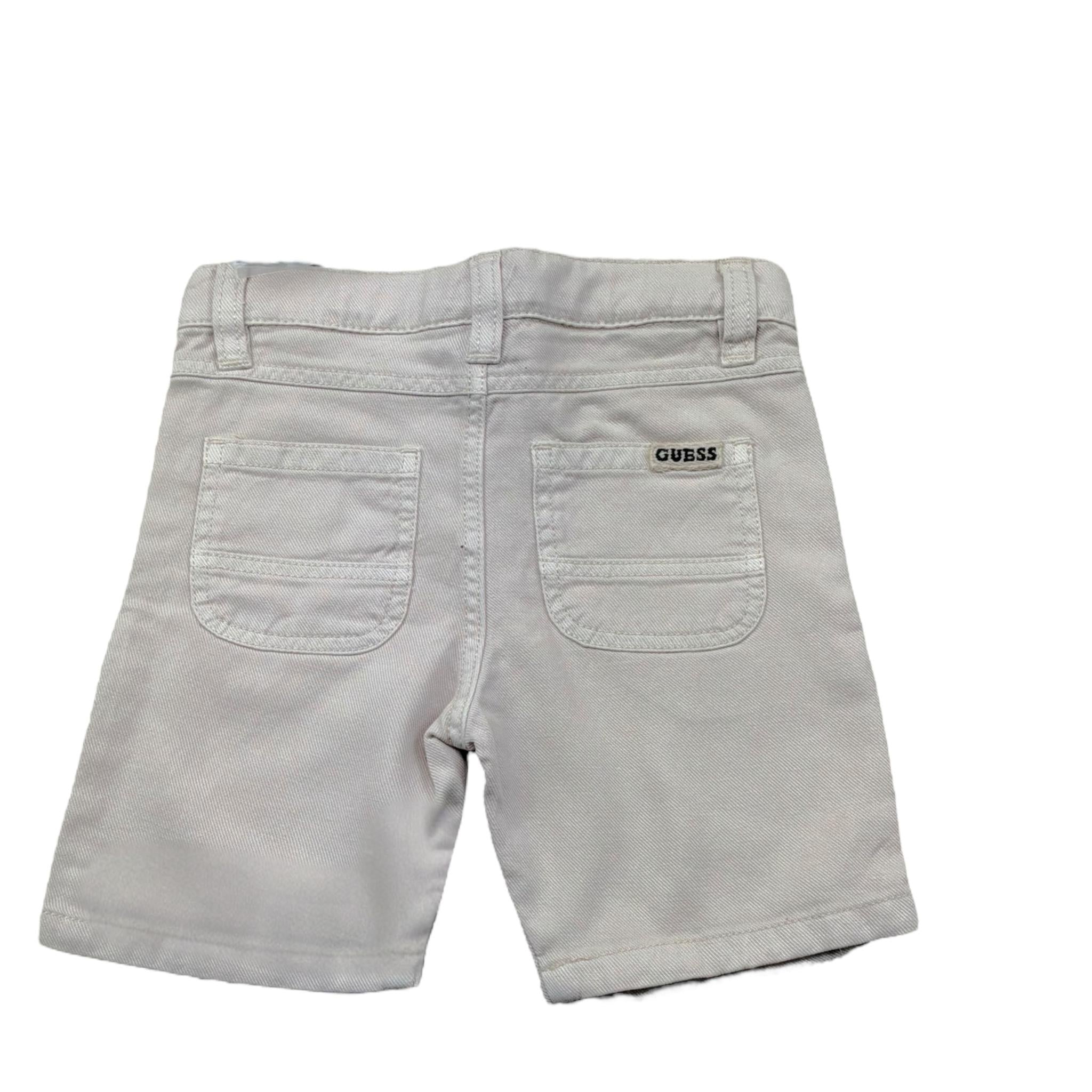 Guess Bermuda Tinta Unita con Girovita Regolabile per Neonato N5GD07WHAR0 BEIGE GUESS 