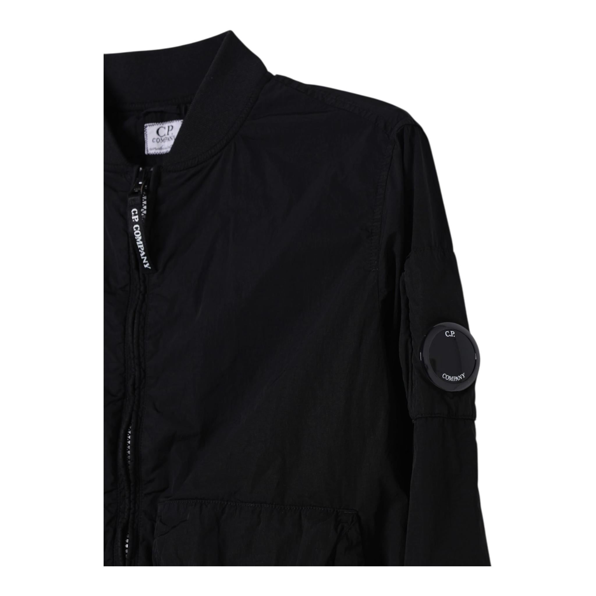 C.P. Company Giubbino Tinta Unita con Zip per Bambino CUS00Y NERO C.P. COMPANY 