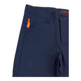 Suns  Pantalone Tinta Unita con Girovita Regolabile Blu per Bambino