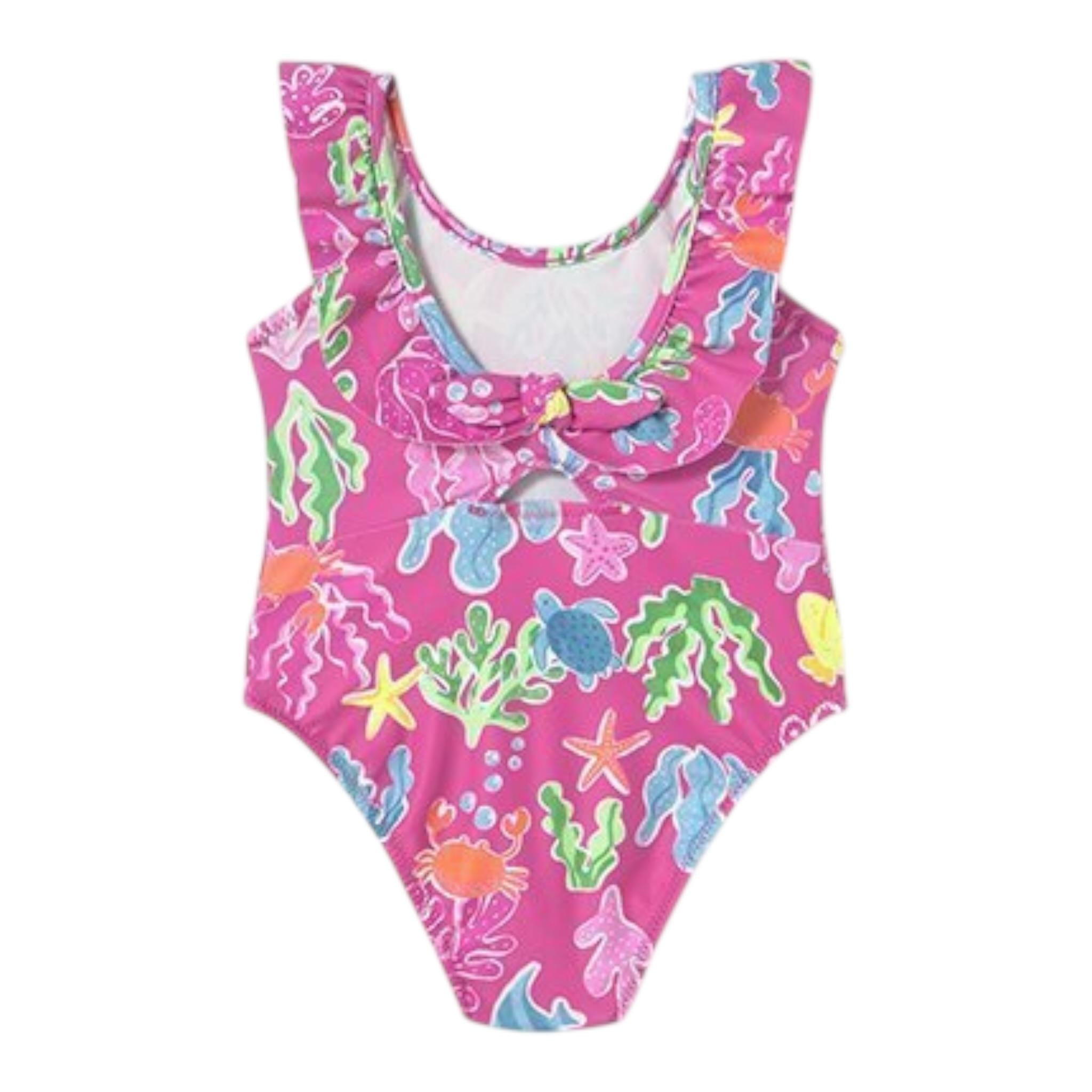 Mayoral Costume Intero Tinta Unita con Stampa per Neonata 17422 FUXIA MAYORAL 