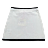 Vicolo Gonna Tinta Unita con Profili In Contrasto per Bambina 3146GW00302 PANNA VICOLO 