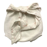 Wedoble Culotte Tinta Unita Con Fascia Panna Per Neonata