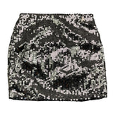 PATRIZIA PEPE gonna tinta unita paillettata Argento per Bambina 7G0122X ARGENTO PATRIZIA PEPE 