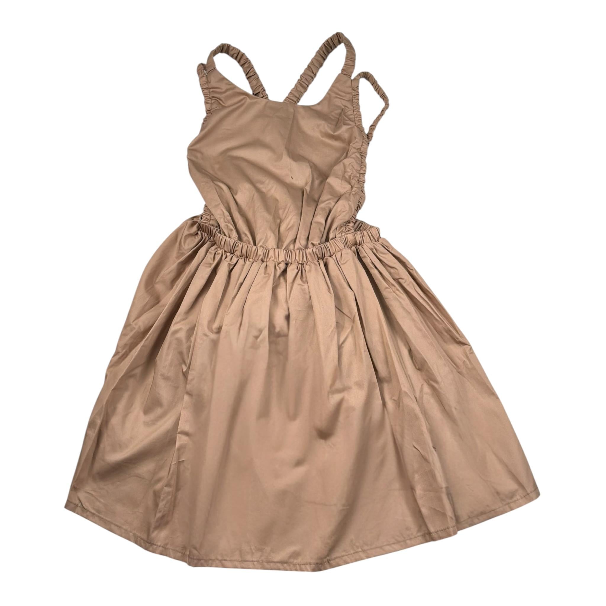 Vicolo Abito Tinta Unita con Elastico per Bambina 3146V00272X BEIGE VICOLO 