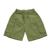 Babe & Tess Bermuda Tinta Unita con Tasconi per Neonato 24518042 VERDE BABE & TESS 