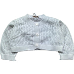 Le Bebe Coprispalle Tinta Unita Traforato per Neonata LBG6405 BIANCO LE BEBE 