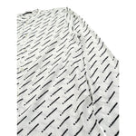 Daniele Alessandrini Camicia Manica Lunga Collo Coreano tinta unita con Stampe Logo Bianco per Bambino 1235C00155X BIANCO DANIELE ALESSANDRINI 