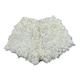 Dou Dou Short Tinta Unita con Applicazioni per Bambina DW6A99XX PANNA DOU DOU 