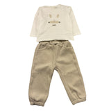 LALALU' completo 2 pezzi shirt-pantalone Panna per Bambino CTL11NJ PANNA LALALU' 