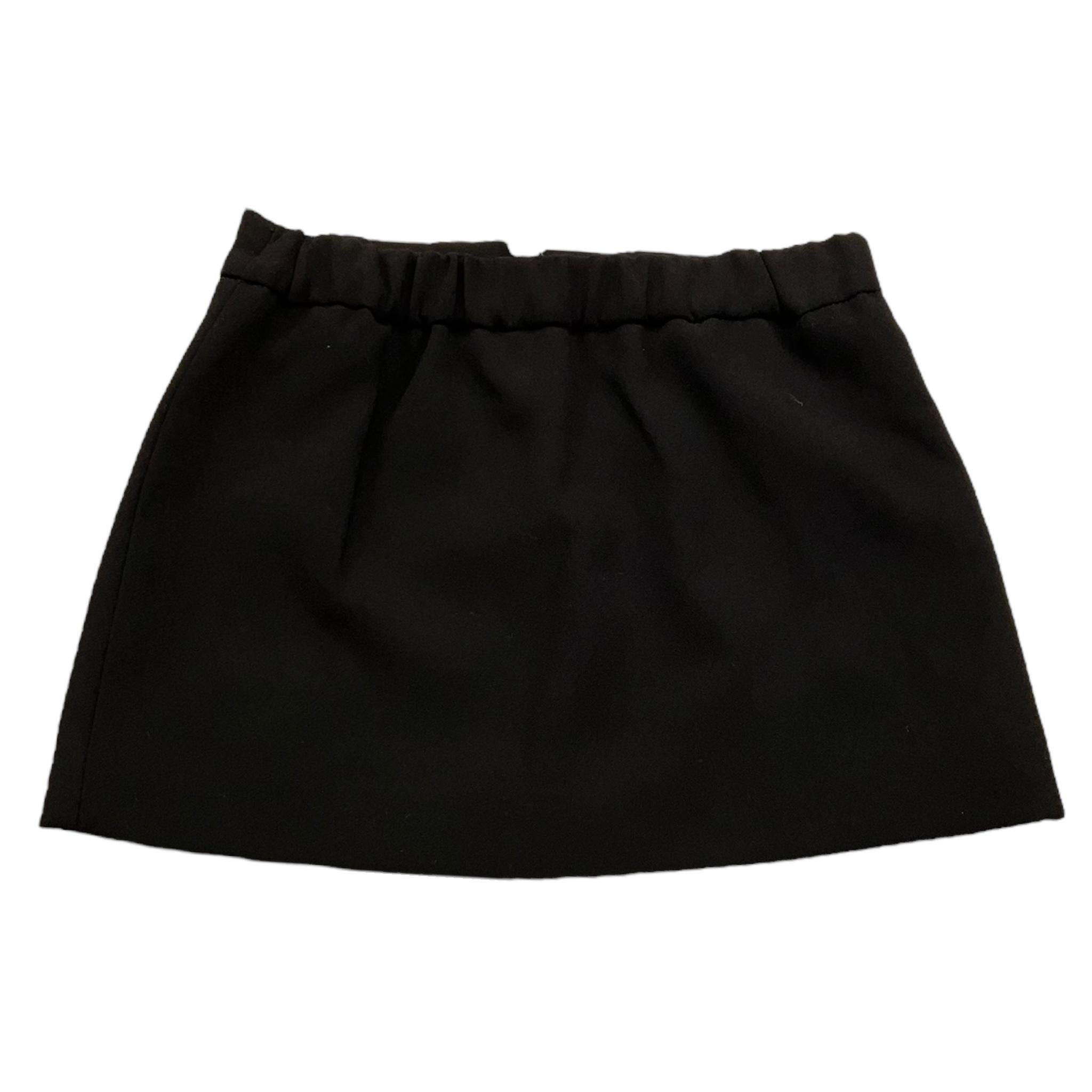 ELISABETTA FRANCHI gonna tinta unita con applicazioni Nero per Neonata EGGO040 NERO ELISABETTA FRANCHI 