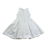 Monnalisa Abito Tinta Unita con Brillantini E Ricami per Bambina 111931 BIANCO MONNALISA 