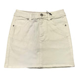 Scotch & Soda Gonna Tinta Unita In Denim Con Girovita Regolabile Panna Per Bambina