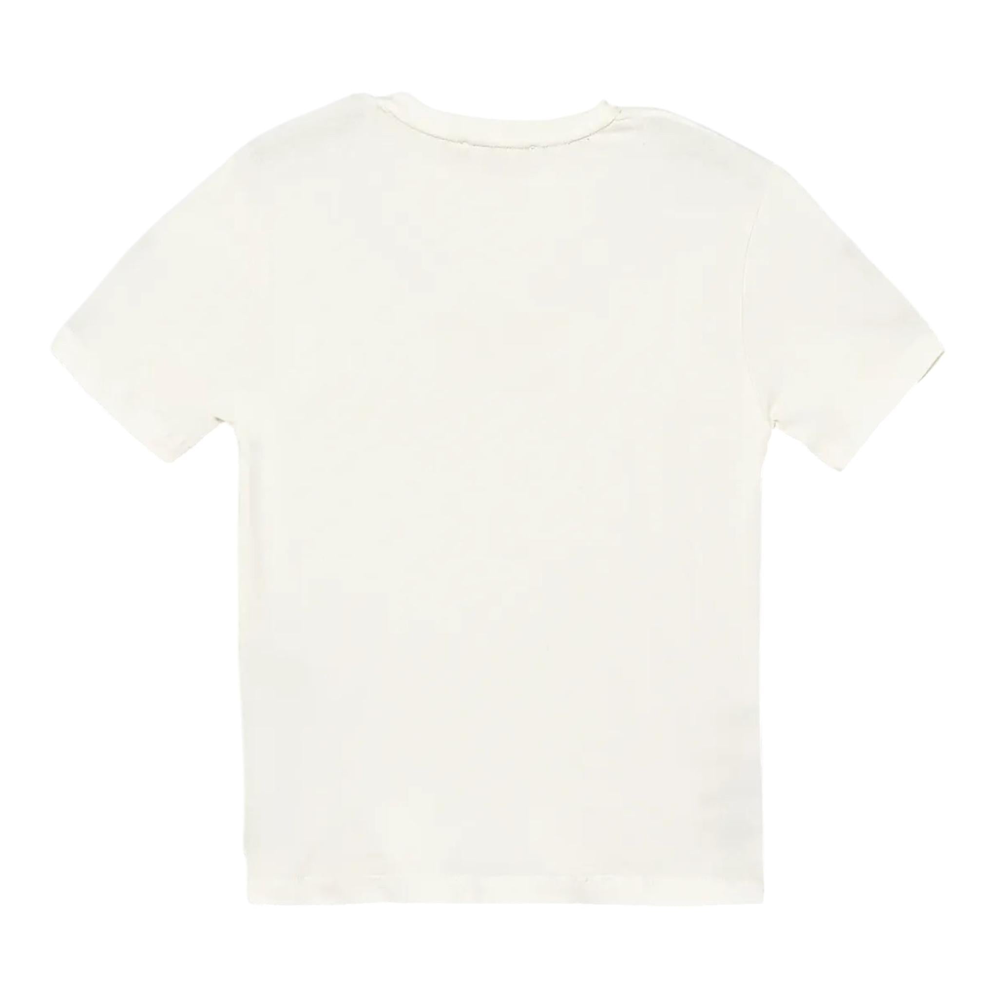 Elisabetta Franchi T-Shirt Girocollo Tinta Unita con Logo per Bambina EFTS231 PANNA ELISABETTA FRANCHI 