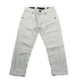 Patriot Jeans tinta unita con Strappi Bianco per Bambino PB1487 BIANCO PATRIOT 