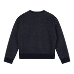 MICHAEL KORS felpa girocollo tinta unita con stampa Blu per Neonata R30149N BLU MICHAEL KORS 