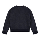 MICHAEL KORS felpa girocollo tinta unita con stampa Blu per Neonata R30149N BLU MICHAEL KORS 