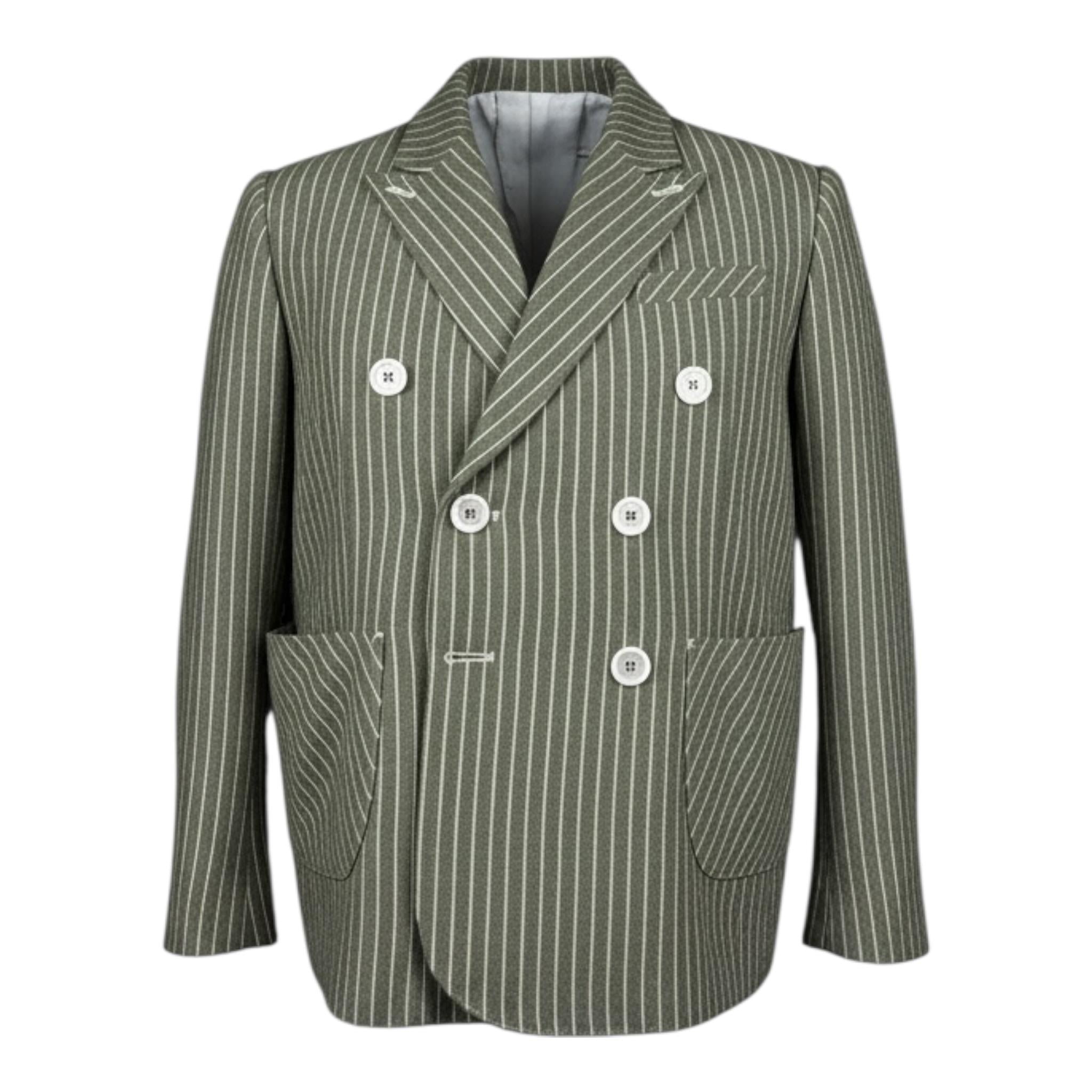 Emanuel Pris Giacca Tinta Unita con Taschino per Bambino EGC1075RX VERDE EMANUEL PRIS 