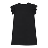 John Richmond T-Shirt Girocollo Tinta Unita con Logo per Bambina RGP25141TS NERO JOHN RICHMOND 