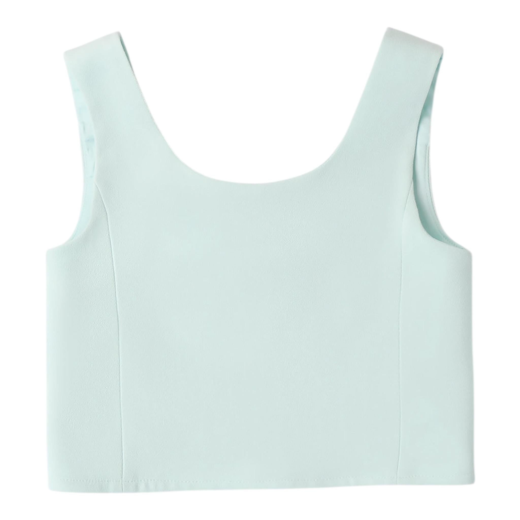 Sarabanda Top Giromanica Tinta Unita per Bambina 0B437XXX VERDE ACQUA SARABANDA 