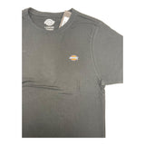 Dickies T-Shirt Girocollo Tinta Unita Con Logo Nero Per Bambino DK0KSR64 NERO DICKIES 