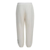 Dou Dou Pantalone Tinta Unita con Logo per Bambina DW6R20 PANNA DOU DOU 