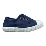 Chipie Sneakers Tinta Unita Con Suola In Contrasto Blu Per Neonato