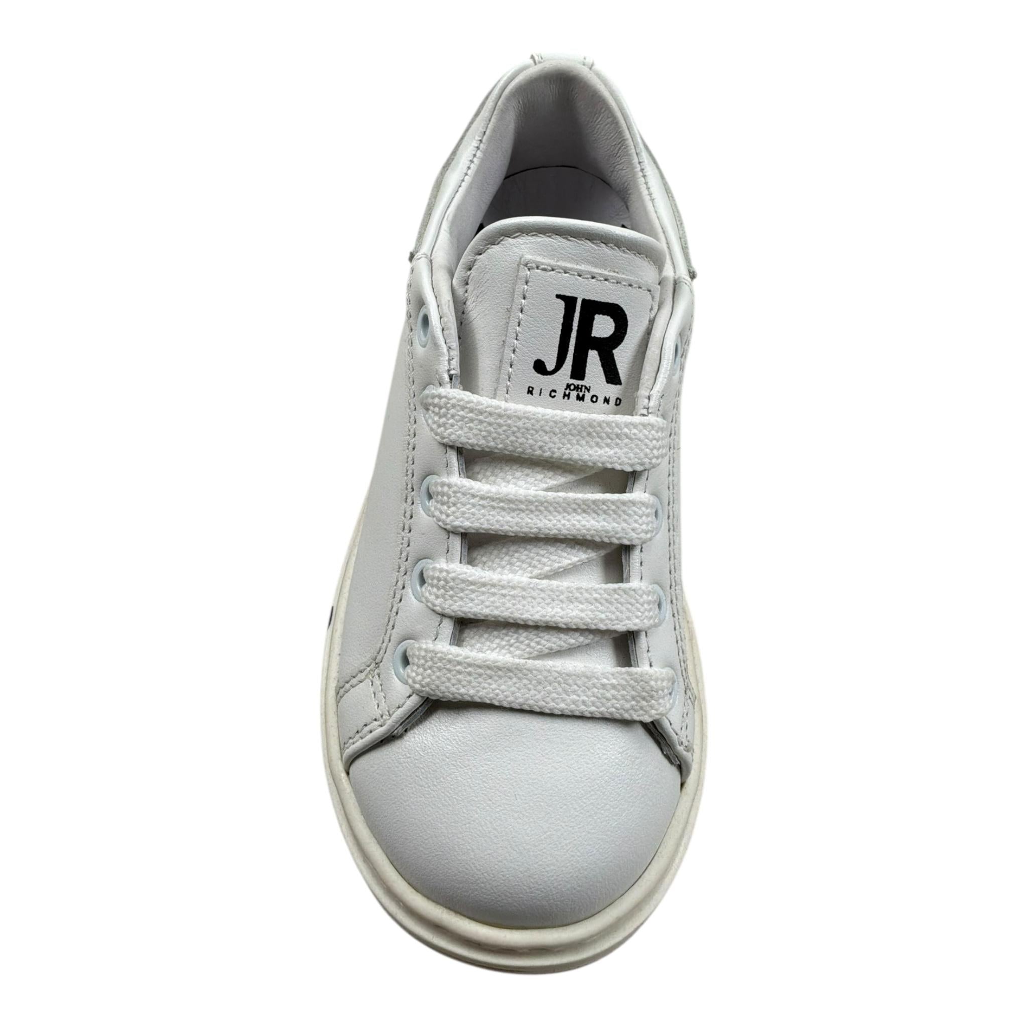 John Richmond Sneakers Tinta Unita con Stampa Logo per Bambino 22801 BIANCO JOHN RICHMOND 