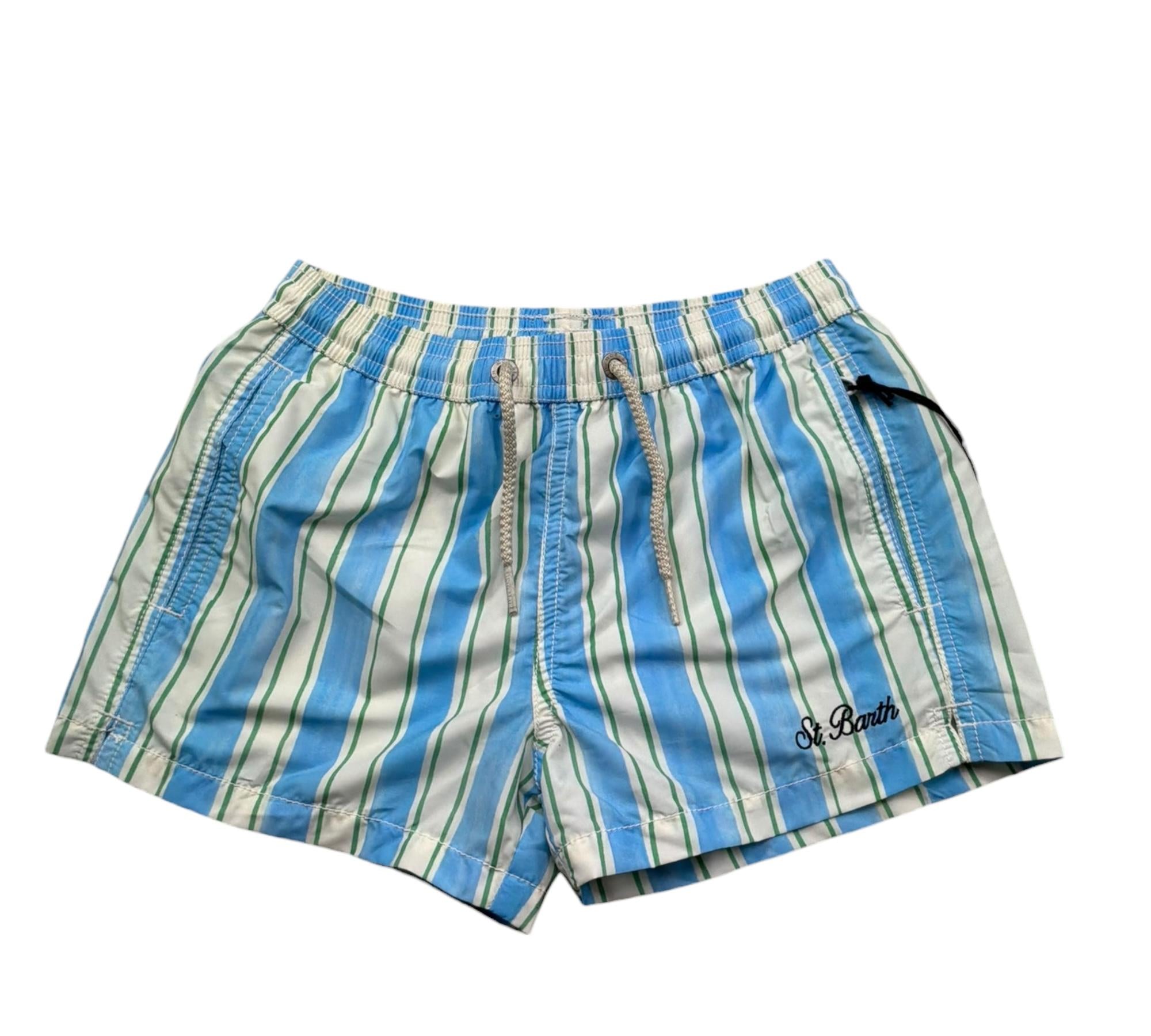 Saint Barth Costume Fantasia A Righe per Bambino BIGSTRIPERS AZZURRO SAINT BARTH 