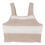 Max&Co. Top Giromanica Fantasia A Righe per Bambina MX01822X BIANCO/BEIGE MAX&Co. 